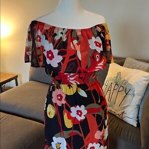 Floral Off-Shoulder Dress